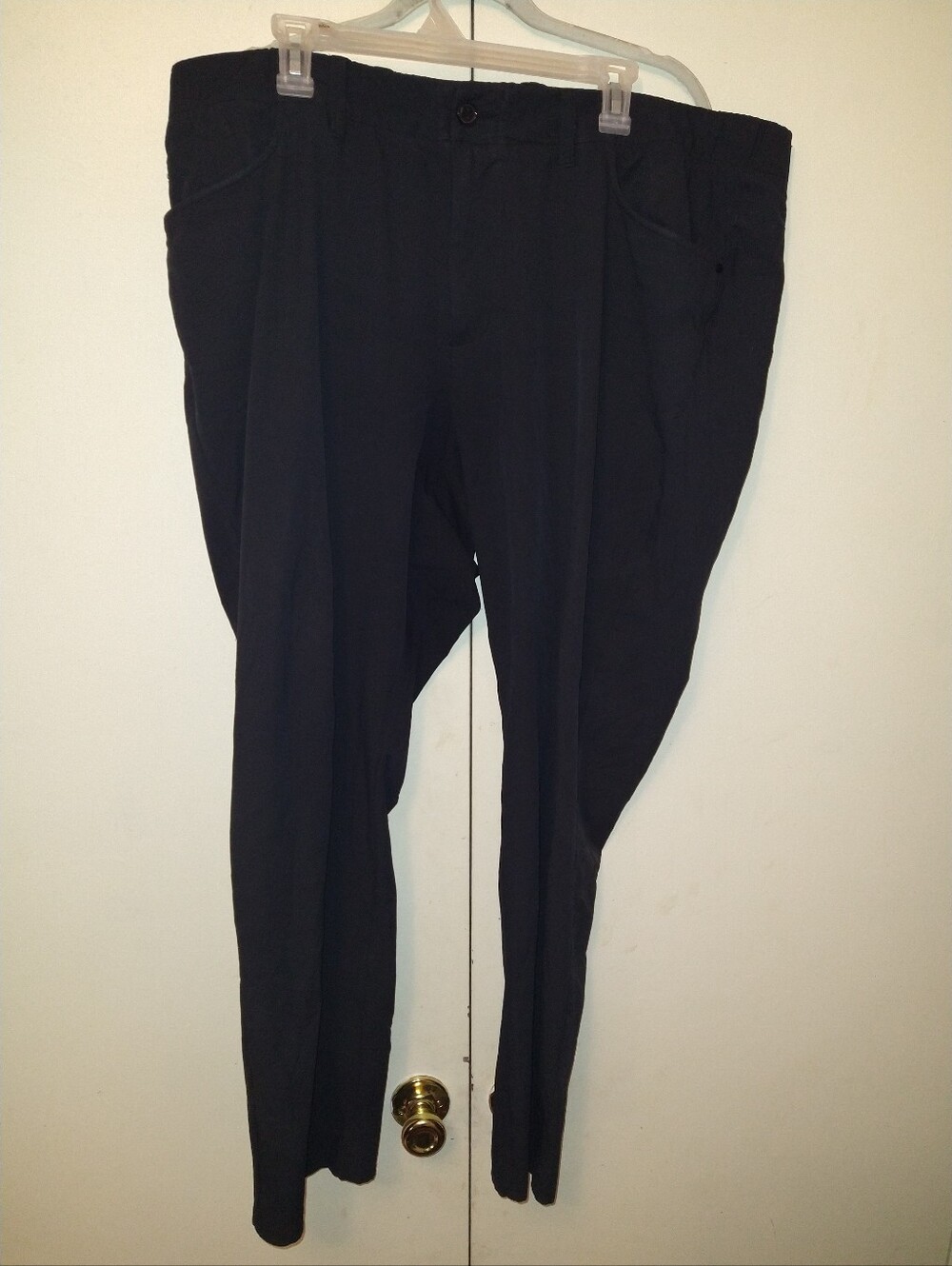 Under Armour Black Polyester Blend Chino Pants Men's sz 42x30.